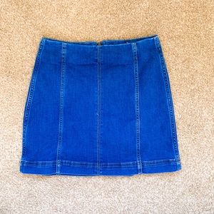 Wild Fable Jean Skirt